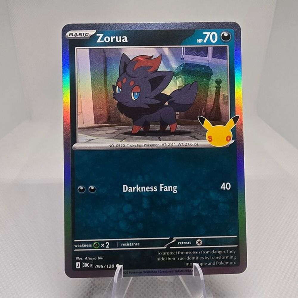 Zorua #95 Pokemon 30th Celebration